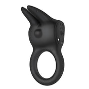 Silicone cock ring cockring cock-ring cnb c-ring cock&ball cock-and-ball rabbit vibrator vibration vibrating vibe clit clitoral clitoris stimulation stimulating stimulator couples holiday gifts valentines adult-toys black