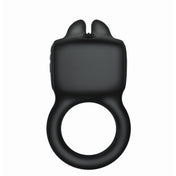 Silicone cock ring cockring cock-ring cnb c-ring cock&ball cock-and-ball rabbit vibrator vibration vibrating vibe clit clitoral clitoris stimulation stimulating stimulator couples holiday gifts valentines adult-toys black