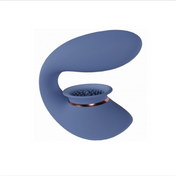 Twitch 3 G-spot suction and tongue vibrator in blue for intense pleasure and comfort.