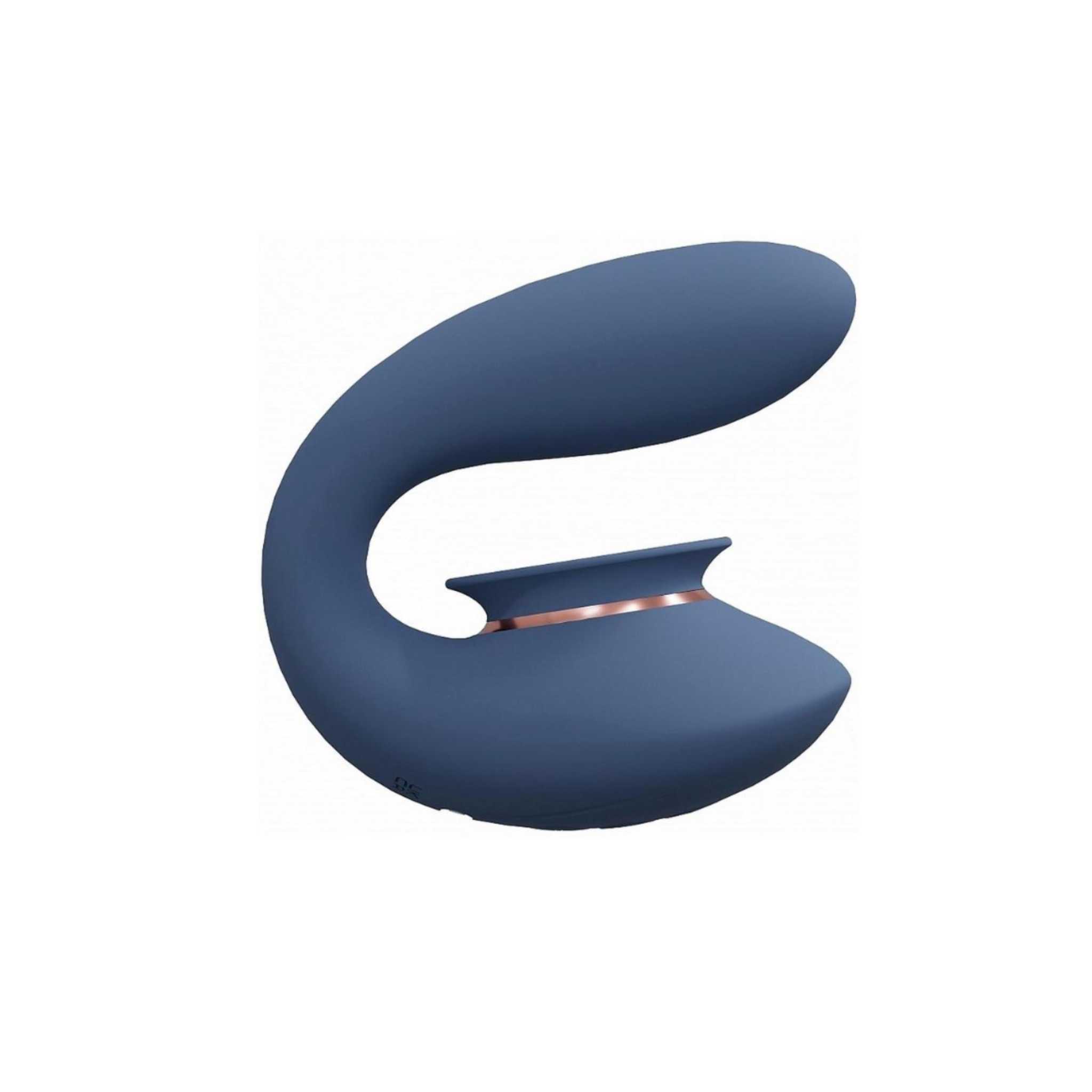 Twitch 3 G-spot suction and tongue vibrator in blue for intense pleasure and comfort.