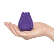 UV sanitizing vibrator, Tre vibrator, purple, waterproof, rechargeable, pleasure pod.