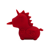 Silicone clitoral clit stimulation stimulator vibrator vibe vibration mini unicorn blaze diablo forked fork tongue swish swishing magical dreamlike devil demon red