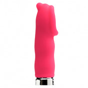 Silicone vibrator vibrating vibration vibe bullet clitoral clitoris clitoral stim stimulator stimulating stimulation unique cupped-head powerhouse submersible waterproof-seal sexual-wellness tickle toe-curling pleasure valentines gifts adult-toys pink