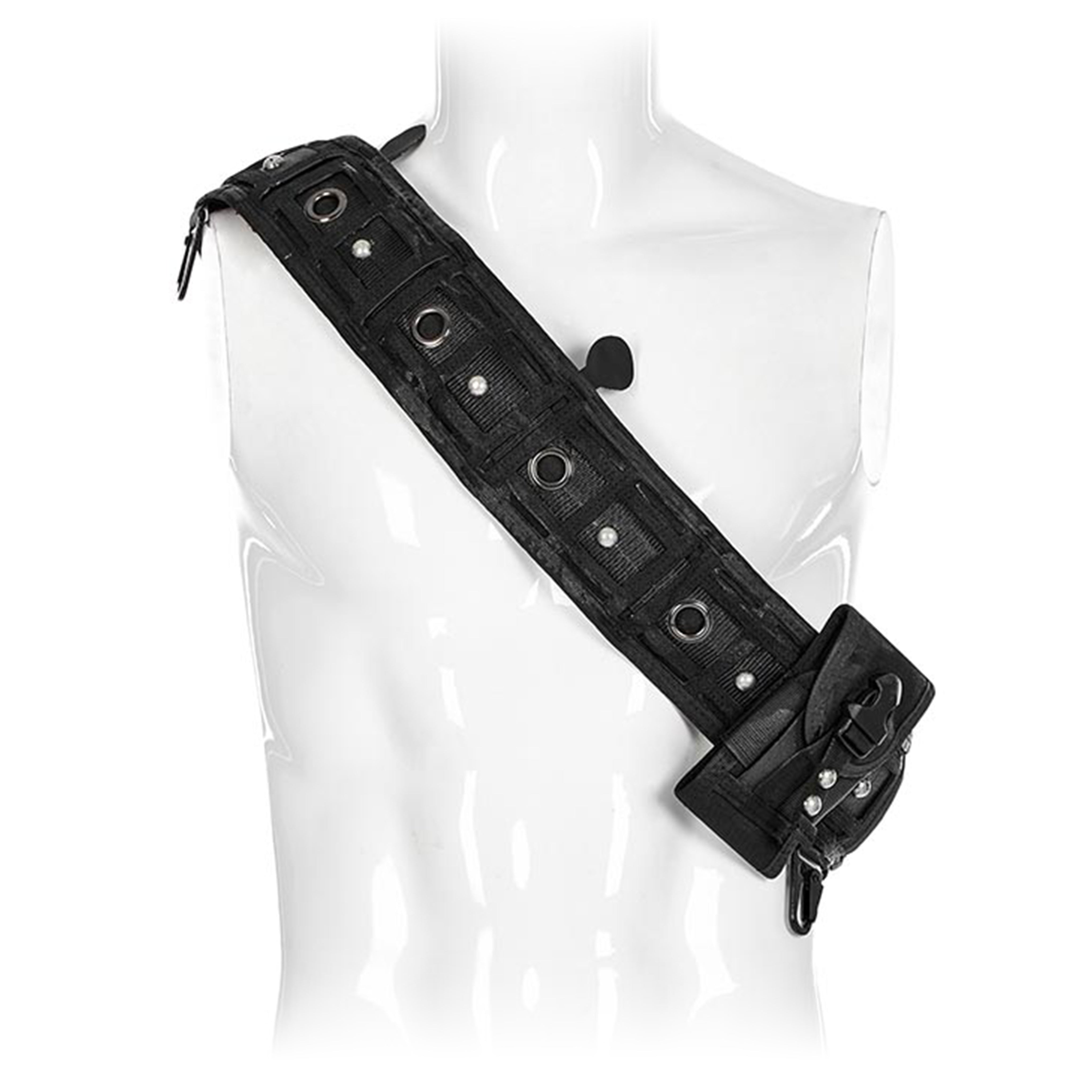 Heavy Duty Stash Belt Harness Adj Detachable Black
