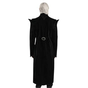 Vampire Velvet Tail Coat with Spike Shoulders