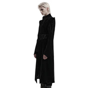 Vampire Velvet Tail Coat with Spike Shoulders