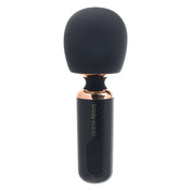 Rechargeable Silicone Thick Wand - Black/Rose Gold