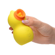 Inmi Sucky Ducky Deluxe Rechargeable Silicone Clitoral Stimulator - Yellow