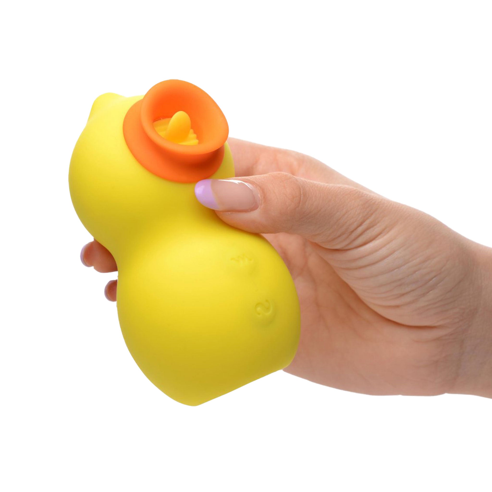 Inmi Sucky Ducky Deluxe Rechargeable Silicone Clitoral Stimulator - Yellow
