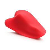 Heart Shaped Magnetic Silicone Panty Vibe with Remote - Red