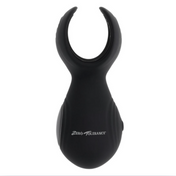 Black ZT Handy Helper Vibrating Stroker with ergonomic grip and multi-speed vibrations for hands-free pleasure.
