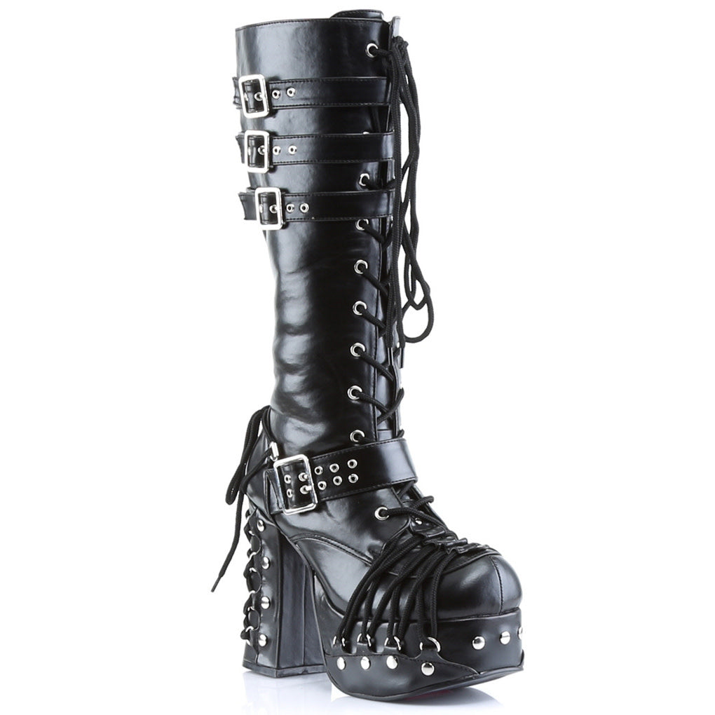 Goth Punk Lolita Knee Boot