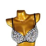 Bra With Large Rhinestones