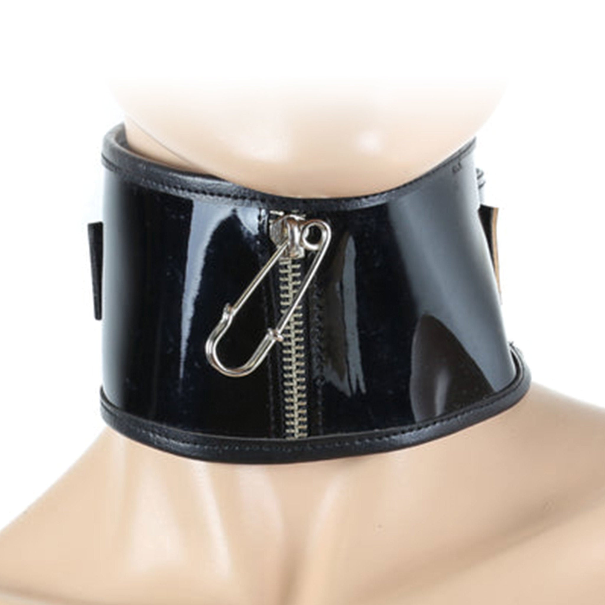 Safety Pin Zipper Money Keeper Collar