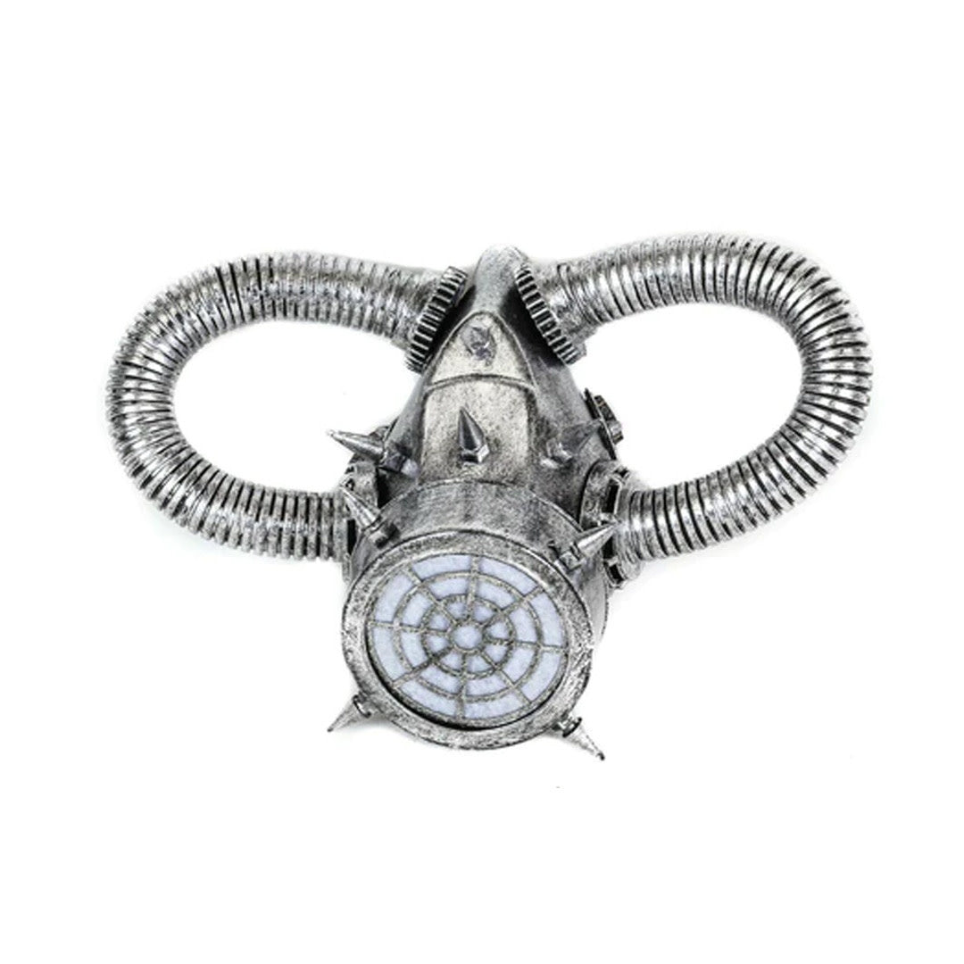 Gas Mask With Side Tubes