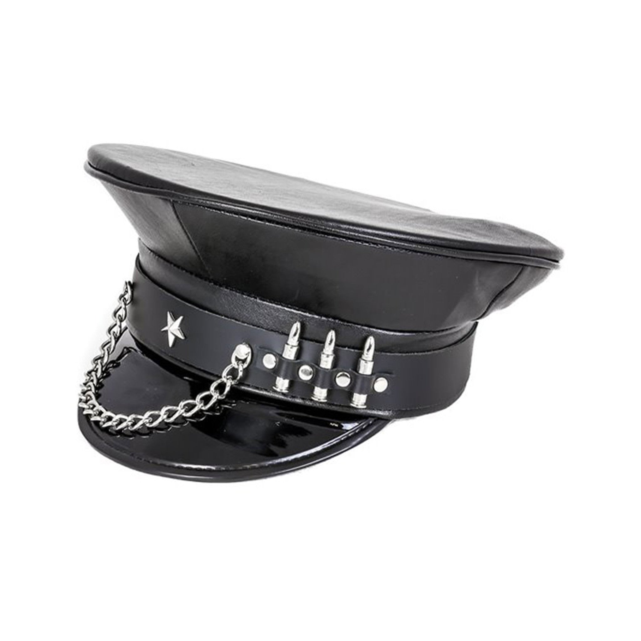 Military Hat With Star And Bullets