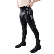 Stained Glass Textured Latex Leggings