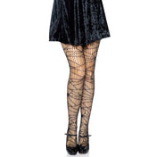 Distressed Net Pantyhose