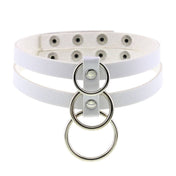 Leather O-Ring Choker