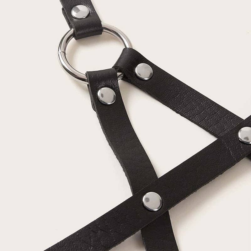 Pentagram Shaped Harness Chest Wrap
