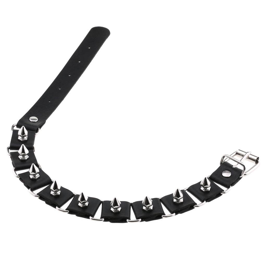 Gothic Statement Choker w/ Studded Design