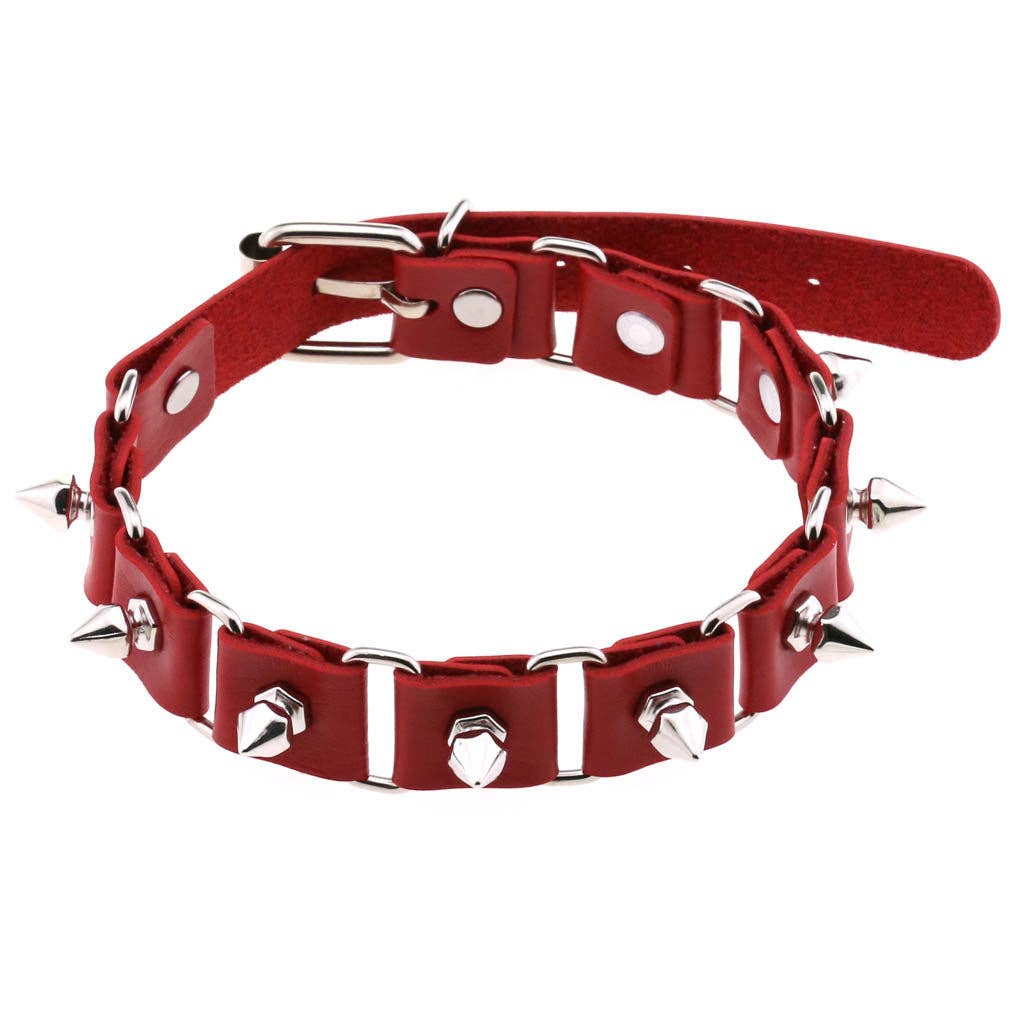 Gothic Statement Choker w/ Studded Design