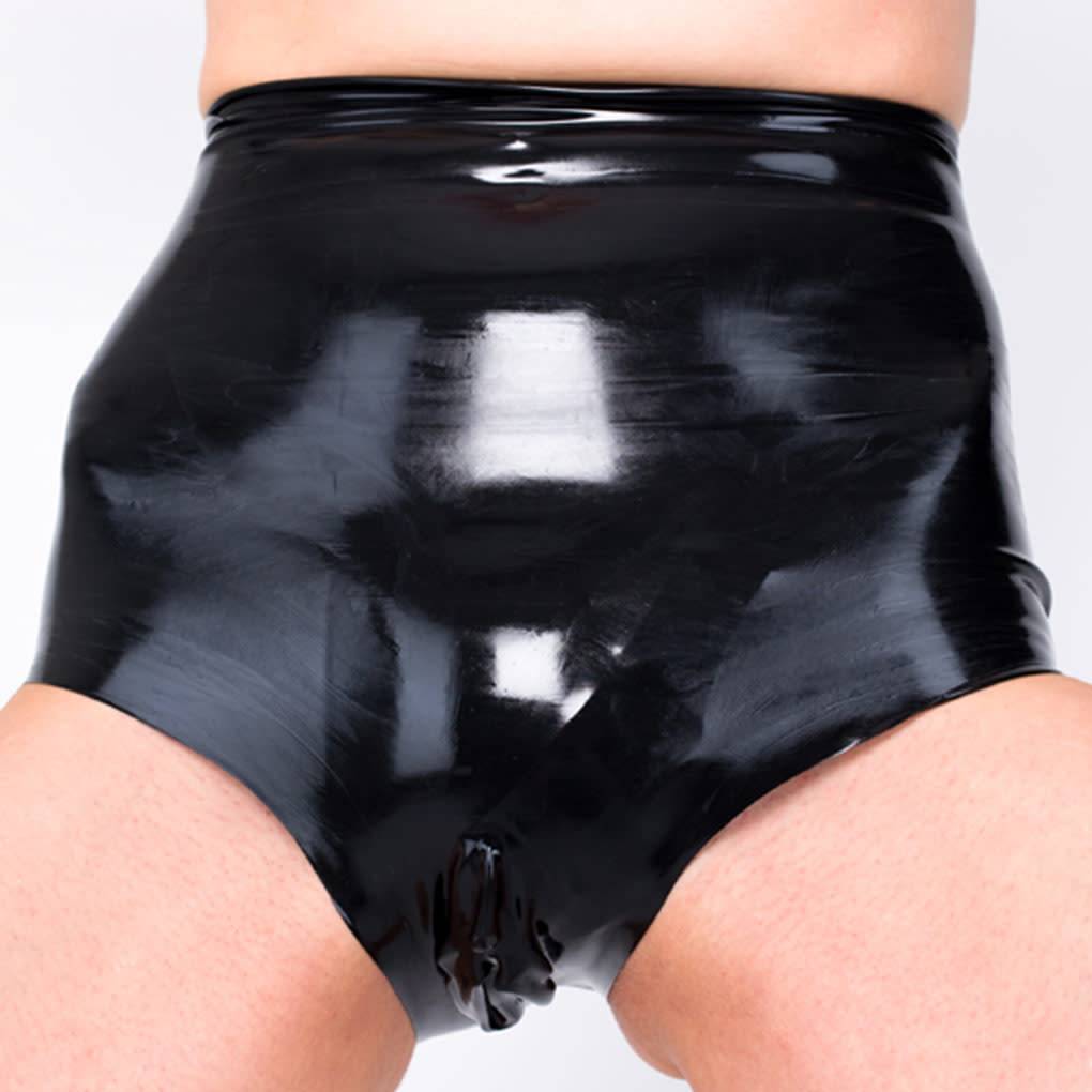 Latex Briefs With Anatomical Vagina