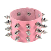 Gothic Punk Stud PU Bracelet