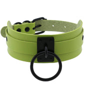 PU Leather Choker w/ Large O-Ring