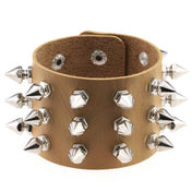 Gothic Punk Stud PU Bracelet