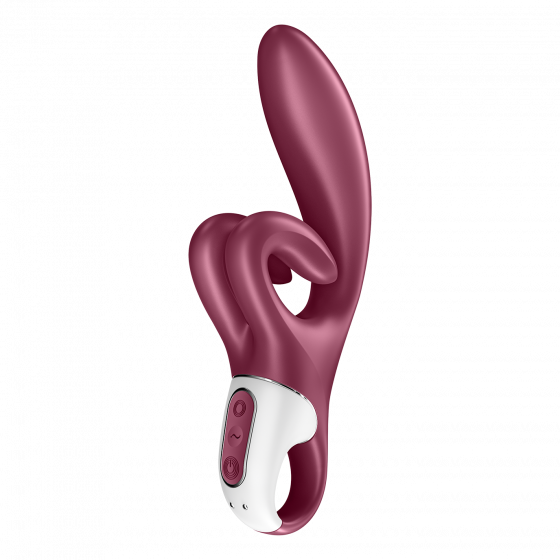 Satisfyer Touch Me Rechargeable Rabbit Vibrator wine dual stimulation G-spot clitoral pleasure silicone waterproof 12 vibration functions ergonomic design intense motors pleasure toy