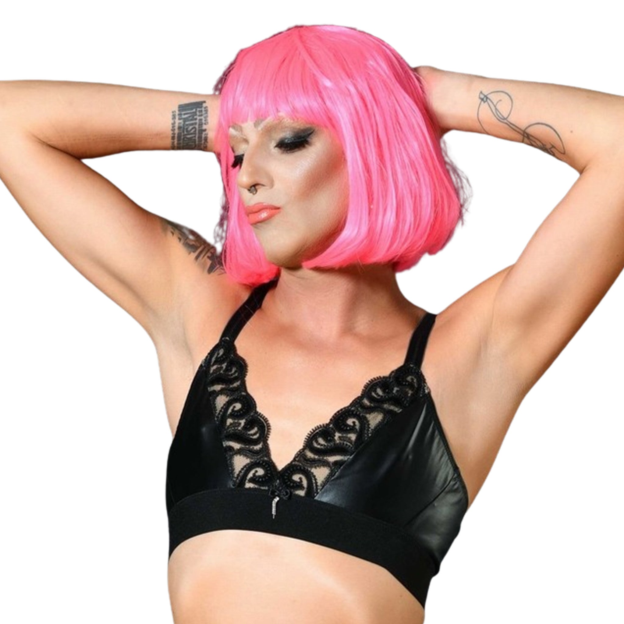 Monique Wetlook Lace Bralette QUEEN