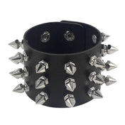 Gothic Punk Stud PU Bracelet
