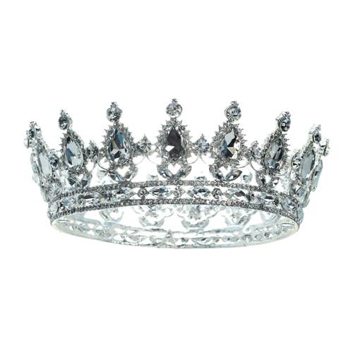 Silver Tiara w/ Silver Gemstones