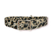 FUZZY LEOPARD BONDAGE CHOKER