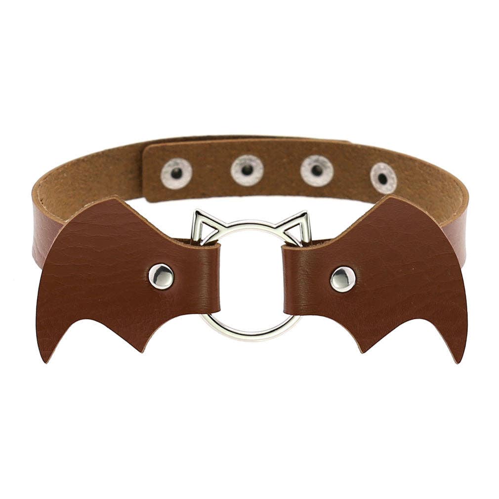 Bat Leather Choker