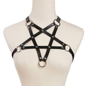 Pentagram Shaped Harness Chest Wrap