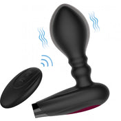 Expandable butt plug black, remote controlled butt plug, kink sex toy