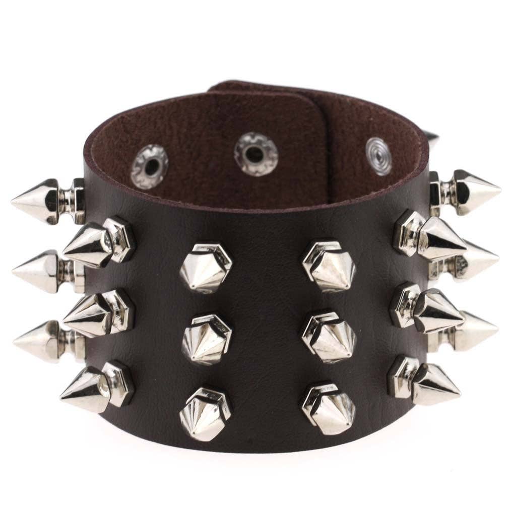 Studded Leather Bracelet