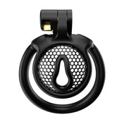 Nylon nylon-resin plastic accessories chastity male-chastity cock cage cock-cage shield-cage cockring cock-ring ring arched-cockring cock&ball cock-and-ball cnb locking lockable magic-lock hexagonal honeycomb honey-comb 3d mini miniature smooth sturdy durable comfortable compact sleek lightweight breathable ergonomic bondage bdsm kink kinky kinky-play kinky-toys adult-toys male masculine masc mens menswear guys dudes femboy fem-boy black