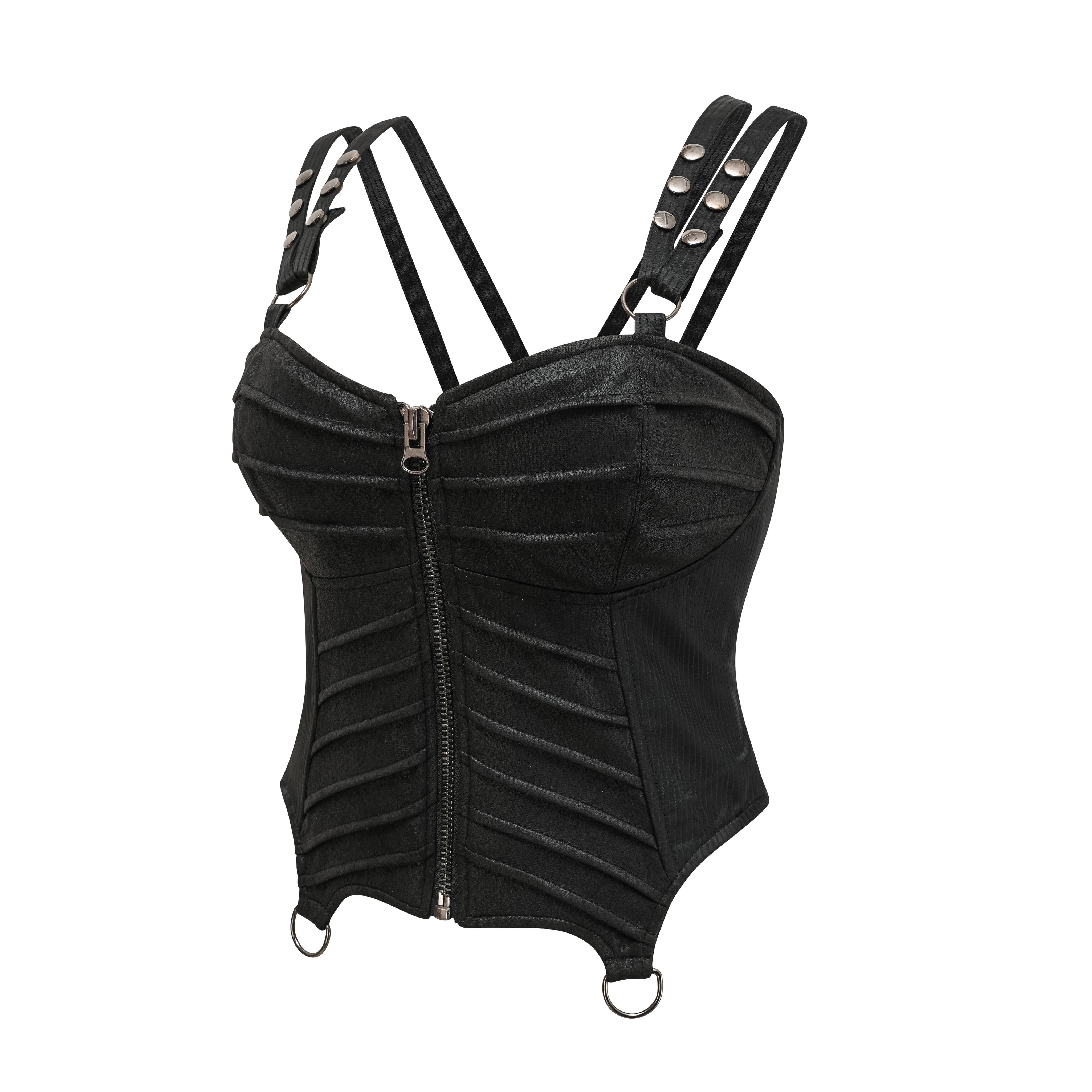 Armor Pleated Corset w/ Straps