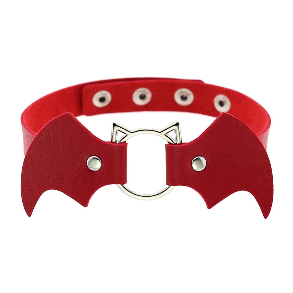 Bat Leather Choker