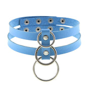 Leather O-Ring Choker