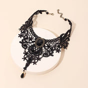 Gothic Lace Choker Collar Necklace for Women