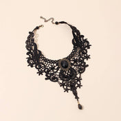 Gothic Lace Choker Collar Necklace for Women