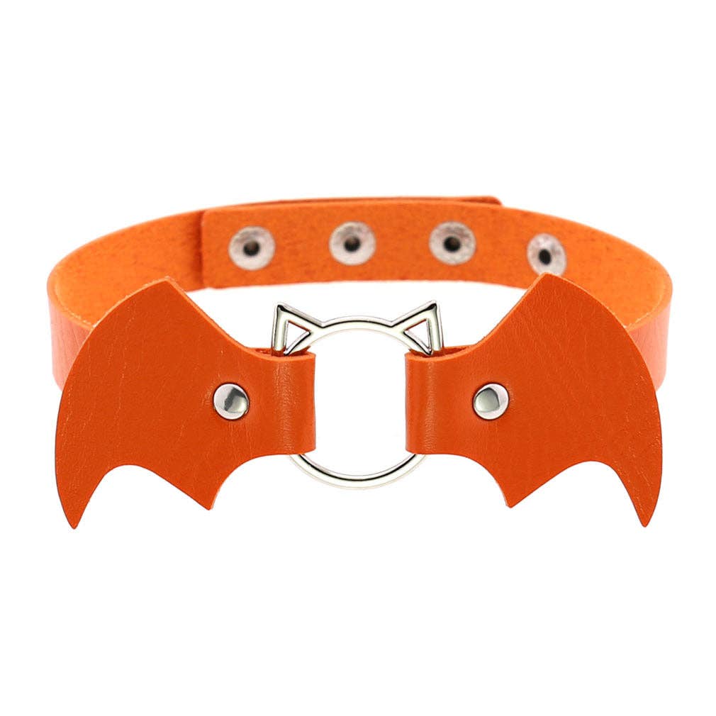Bat Leather Choker