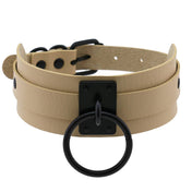 PU Leather Choker w/ Large O-Ring