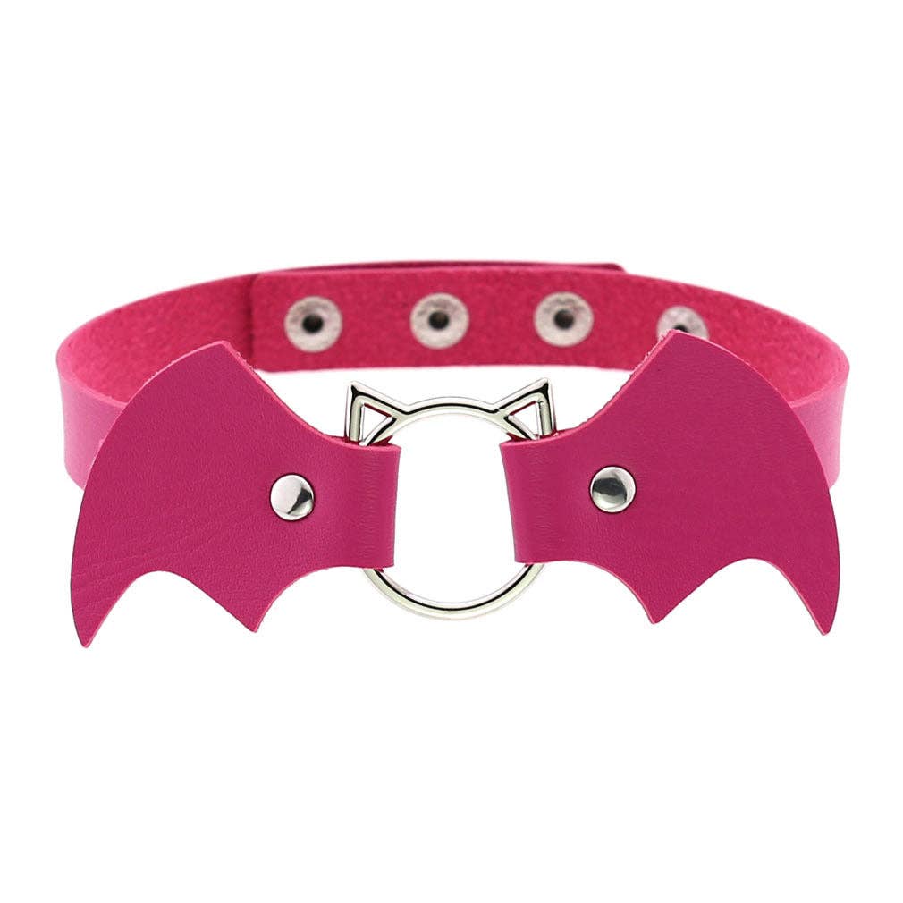 Bat Leather Choker