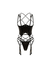 Rope Ties Strappy Lingerie Set