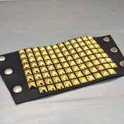 8 ROW PYRAMID STUD SNAP BRACELET